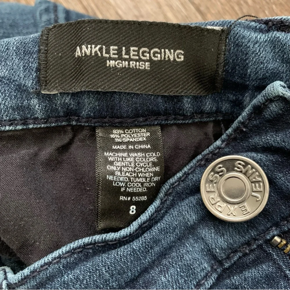 Express Ankle Legging High Rise Size 8 - Picture 5 of 8